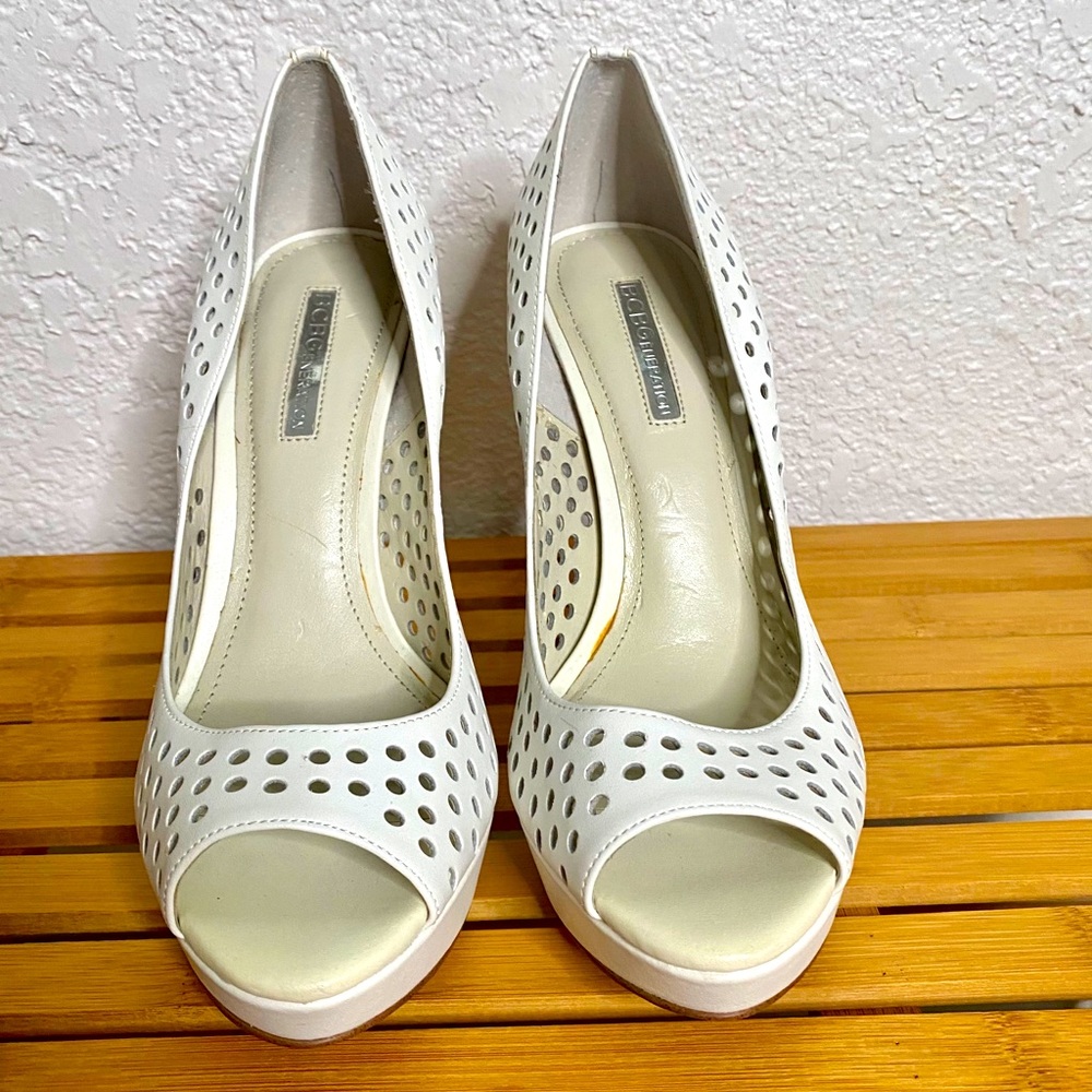 BCB Generation White high heels